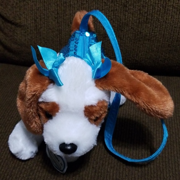 Girls made in China blue sequin puppy handbag - Picture 5 of 8